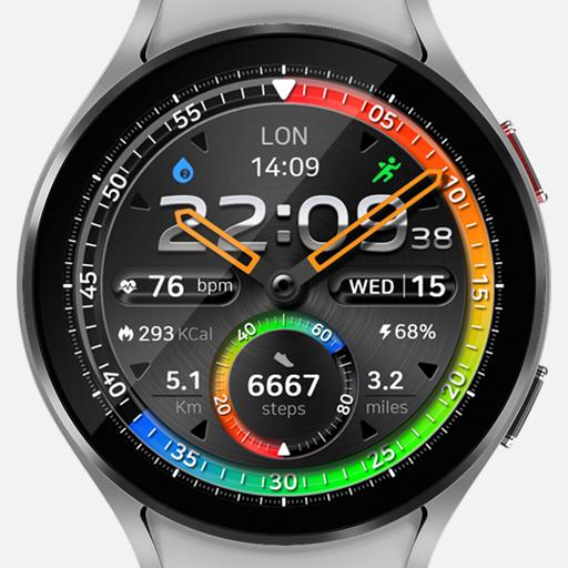 Chrome Hue Watch Face watch4